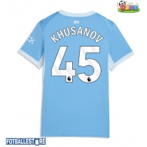 Manchester City Abdukodir Khusanov #45 Hjemmedrakt Dame 2026-27 Kortermet
